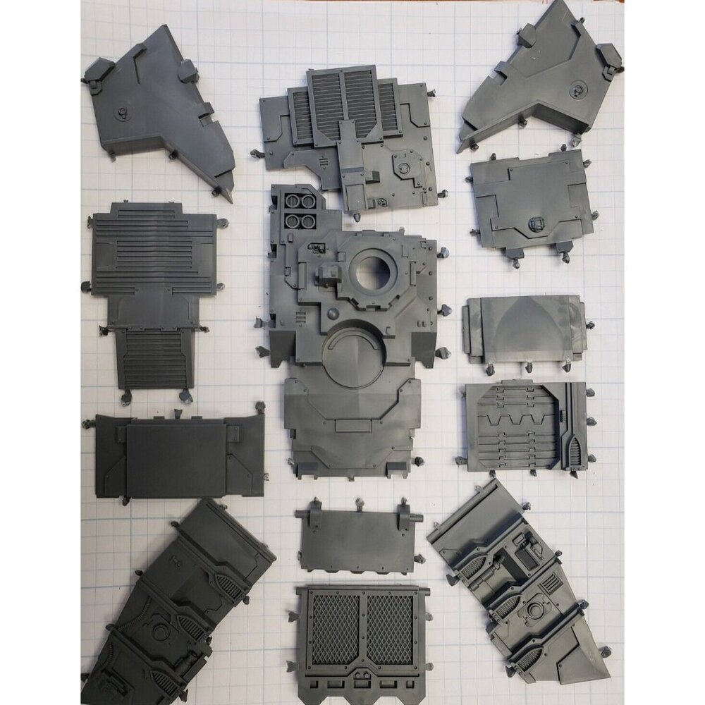 30K Space Marine Bits Spartan Assault Tank Front Crew Compartment & Drop Hatch